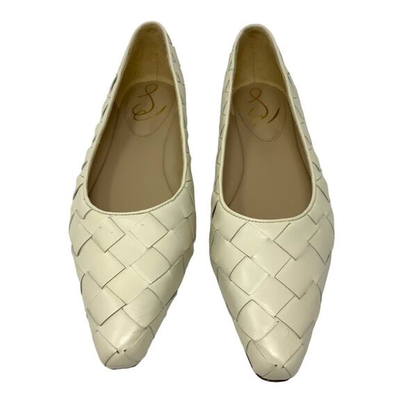 Sam Edelman Joy Flat Modern Ivory Size 9 New Without Box $170 MSRP - Picture 2 of 7